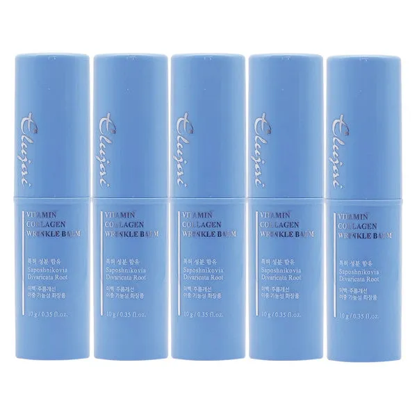 10 SETs ELUJAI Collagen Vitamin Wrinkles Balms 10g 10g Dry Skincare Moisture Anti Ageing Finelines Hyaluronic Acid Elasticity Whitening Soothing Ice Cooling Effects