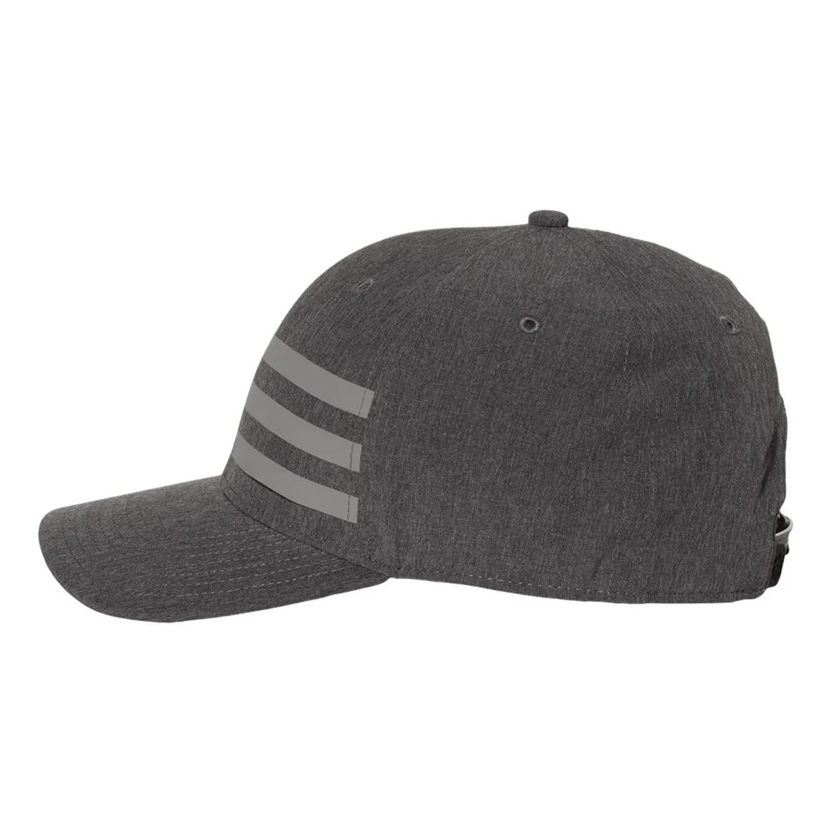 adidas Black Heather Bold 3-Stripes Cap