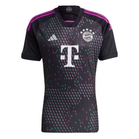 adidas Men's FC Bayern Munich 2023/24 Away Jersey Black/Purple