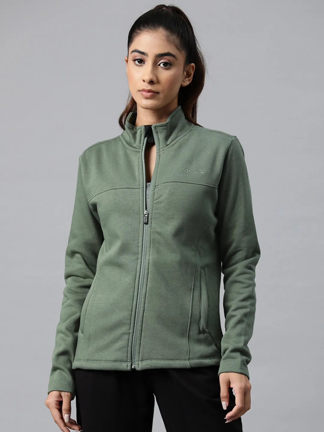 Alcis Endurance Sweat Stand Collar Sporty Jacket