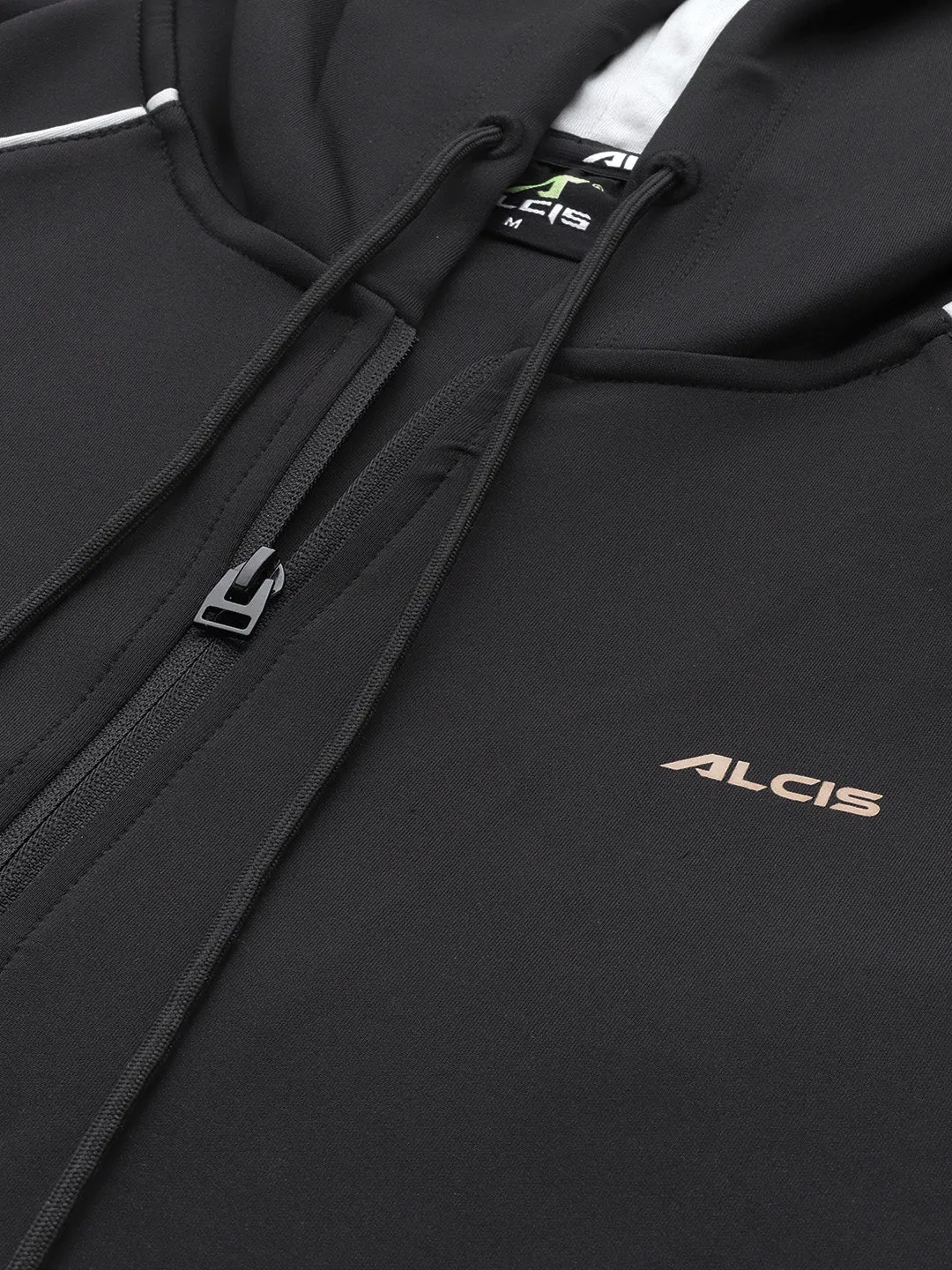 Alcis Men Black Running Sporty Jacket