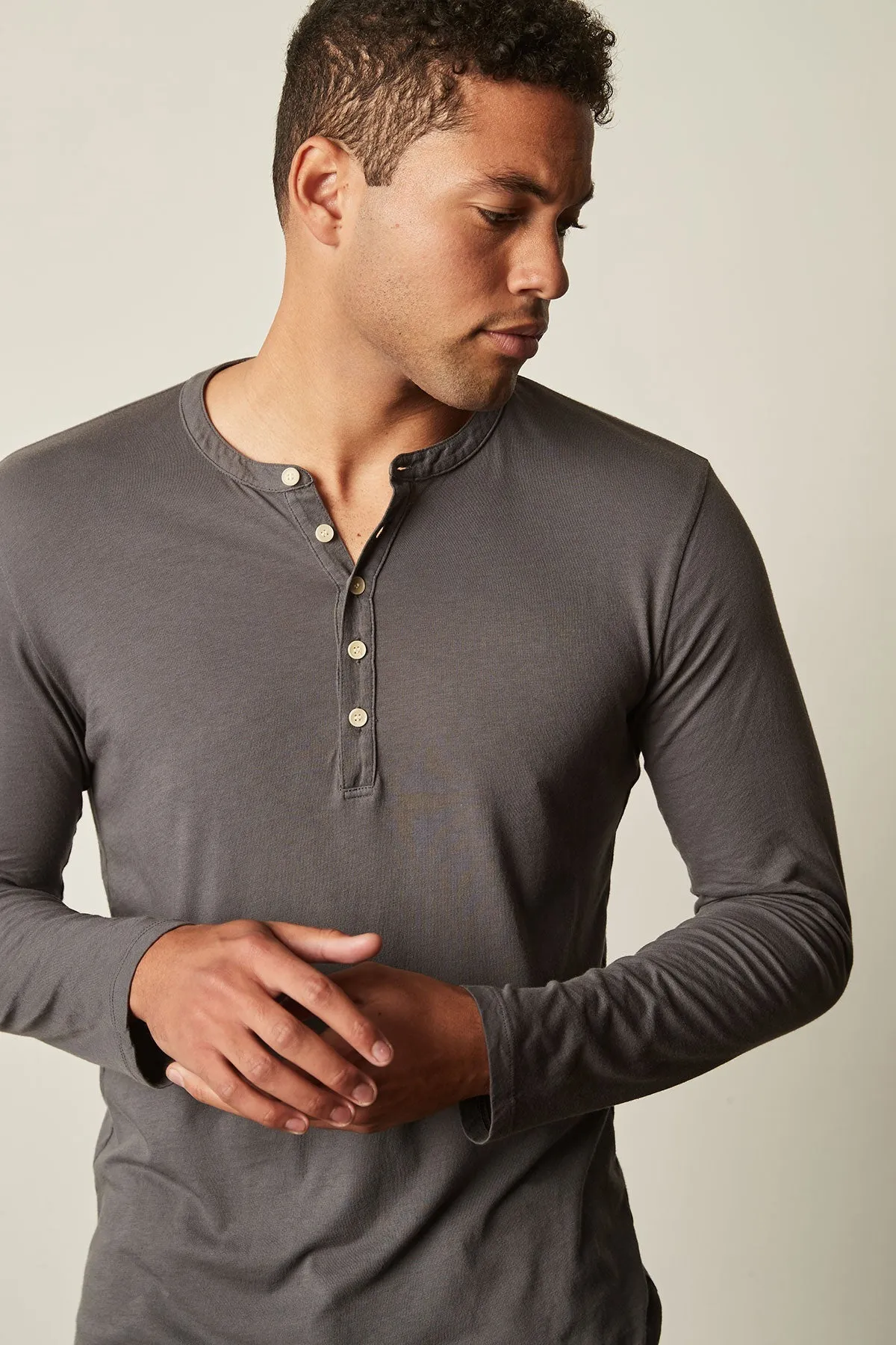 ALVARO COTTON JERSEY HENLEY