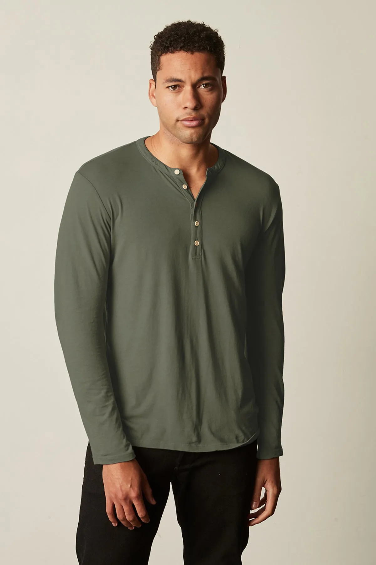 ALVARO COTTON JERSEY HENLEY