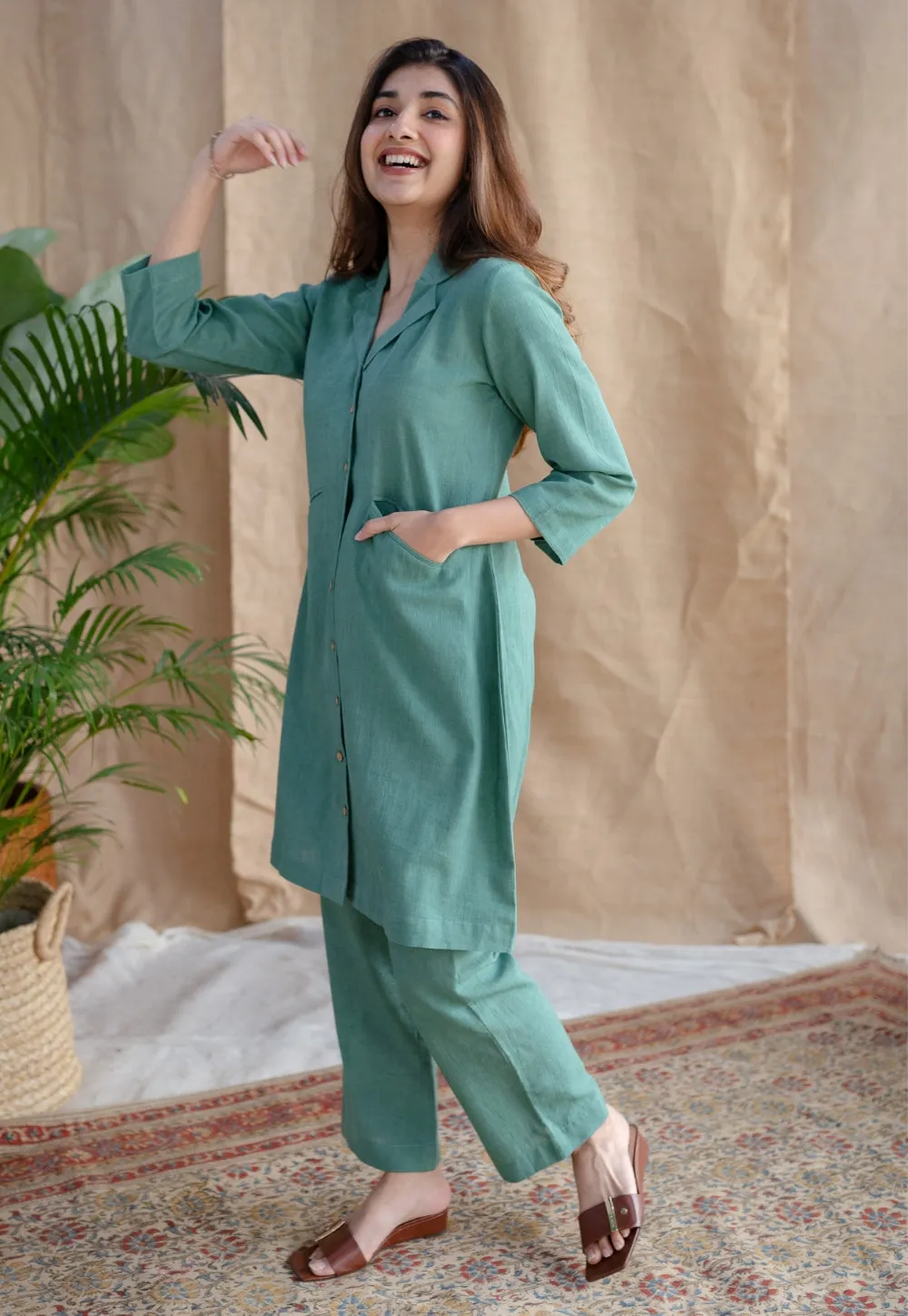 Amara Slub Cotton Co-ord Set