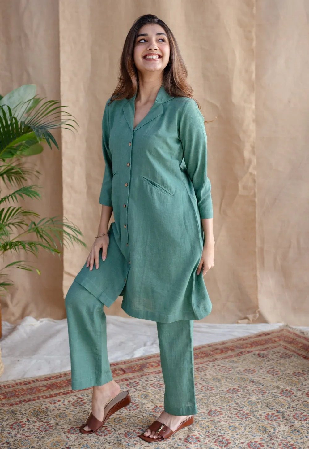 Amara Slub Cotton Co-ord Set