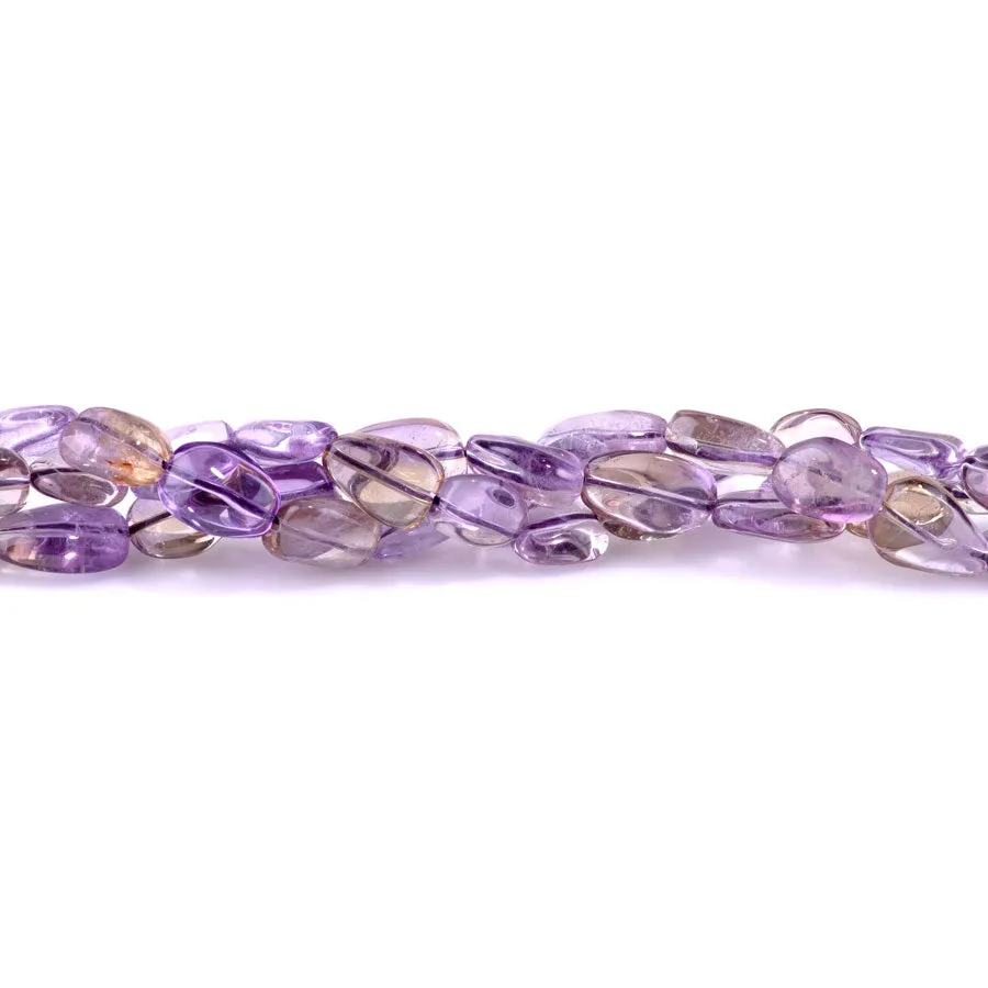 Ametrine 10x11-11x16mm Nugget - 15-16 Inch