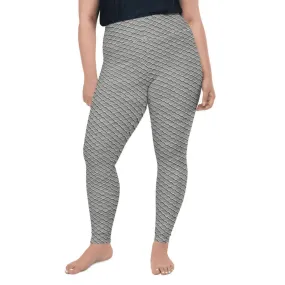 Anti Cellulite Pattern Plus Size Leggings