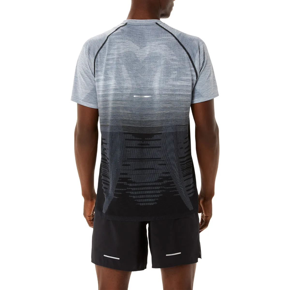 Asics Seamless Ss Top Black Grey   