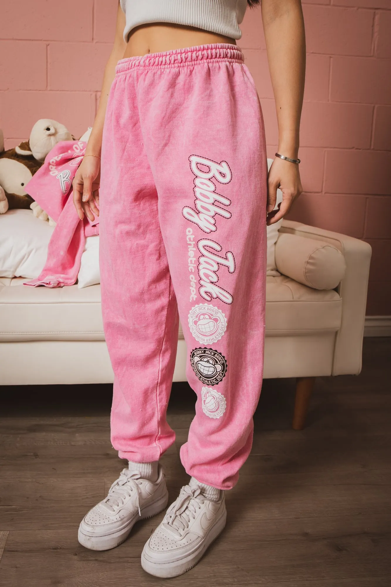 Athletics - Bobby Jack Vintage Sweatpants - Pink