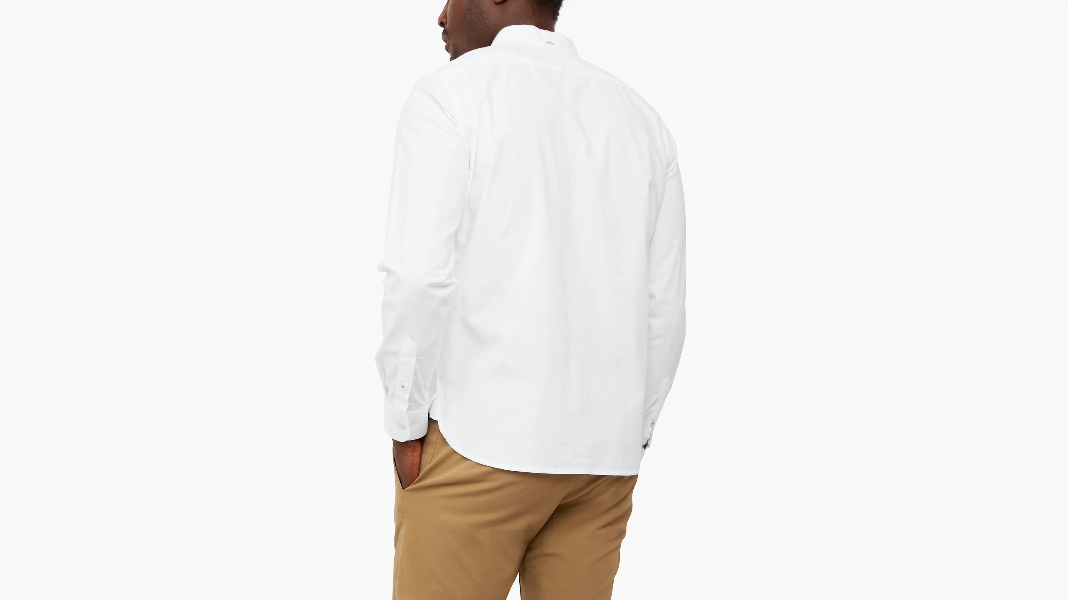 Big and Tall Button Collar Shirt