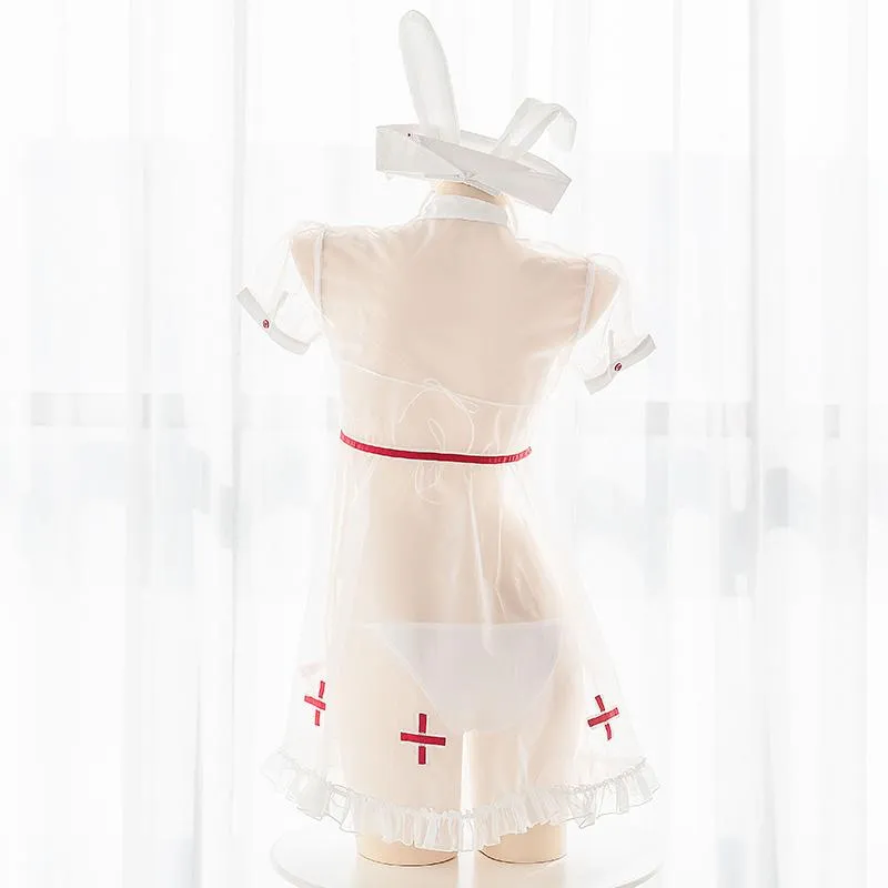 Bunny Transparent Nurse Uniform SD01490