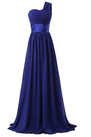 Chiffon One Shoulder Bridesmaids Dresses