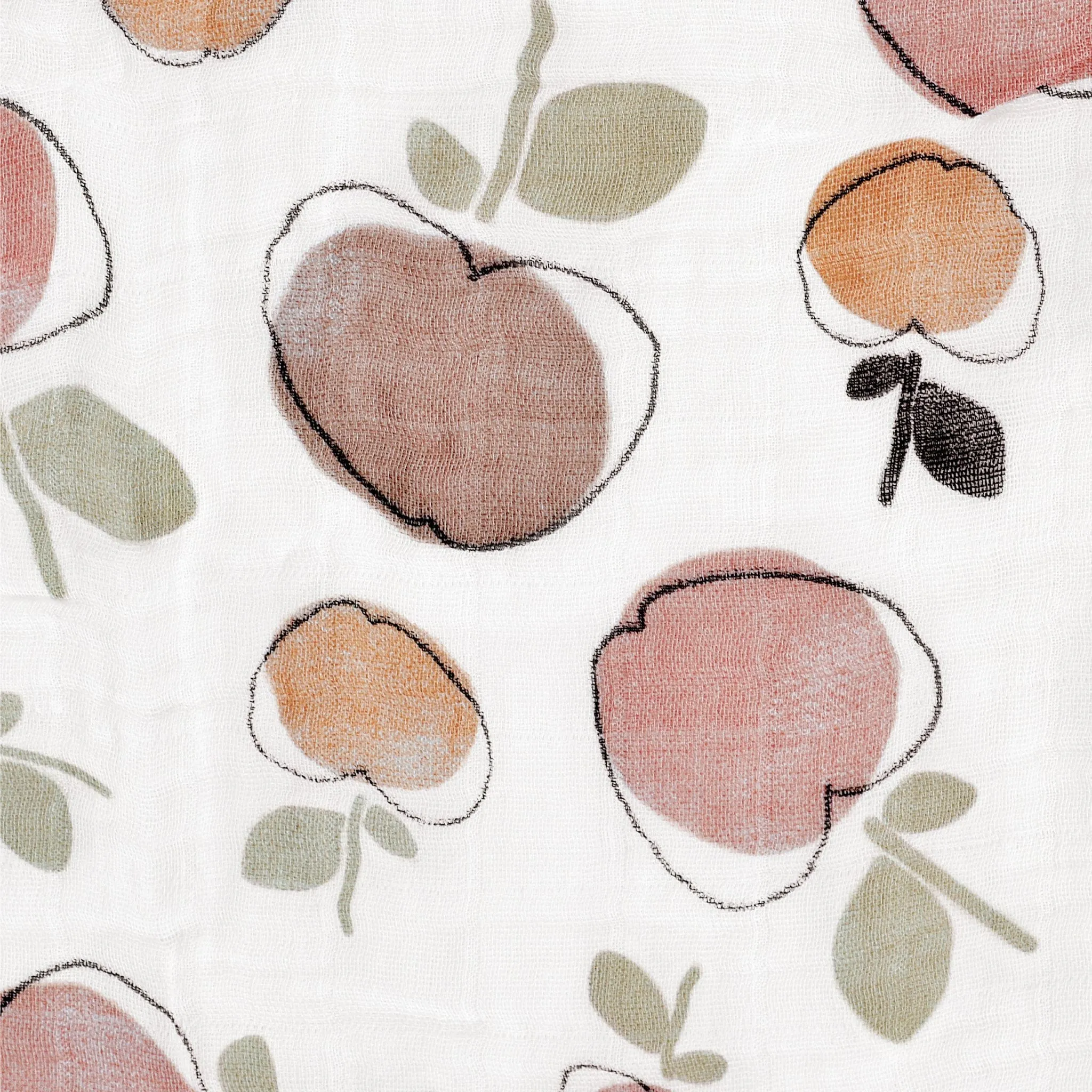 Cotton muslin swaddle - Orchard