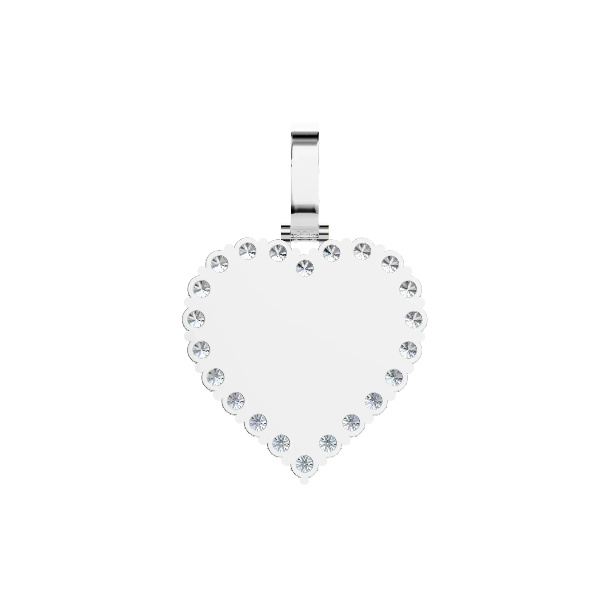 Custom Heart Photo Pendant