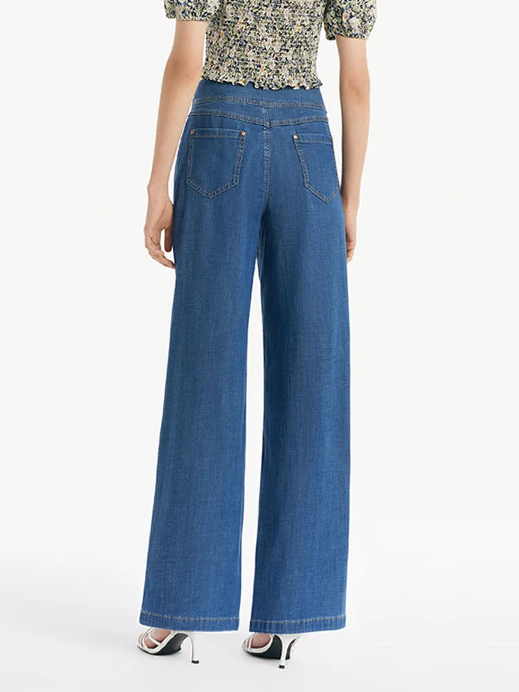 Denim Straight High-Waisted Women Jeans