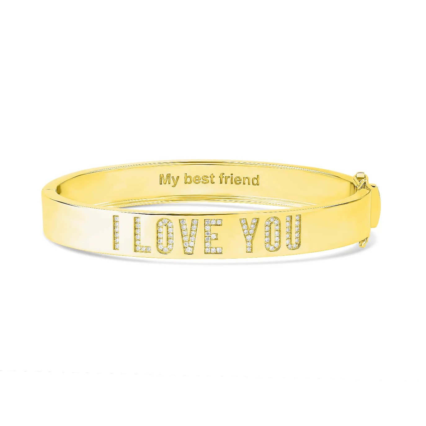 Diamond Personalized Bangle