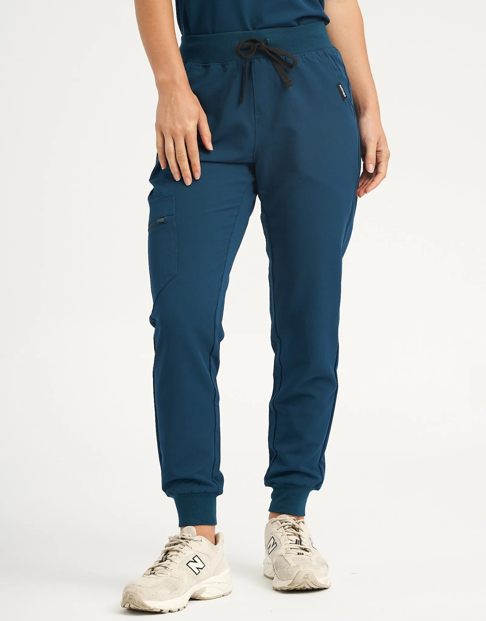 Gibraltar Blue One Pocket Top and Scrub Jogger Set