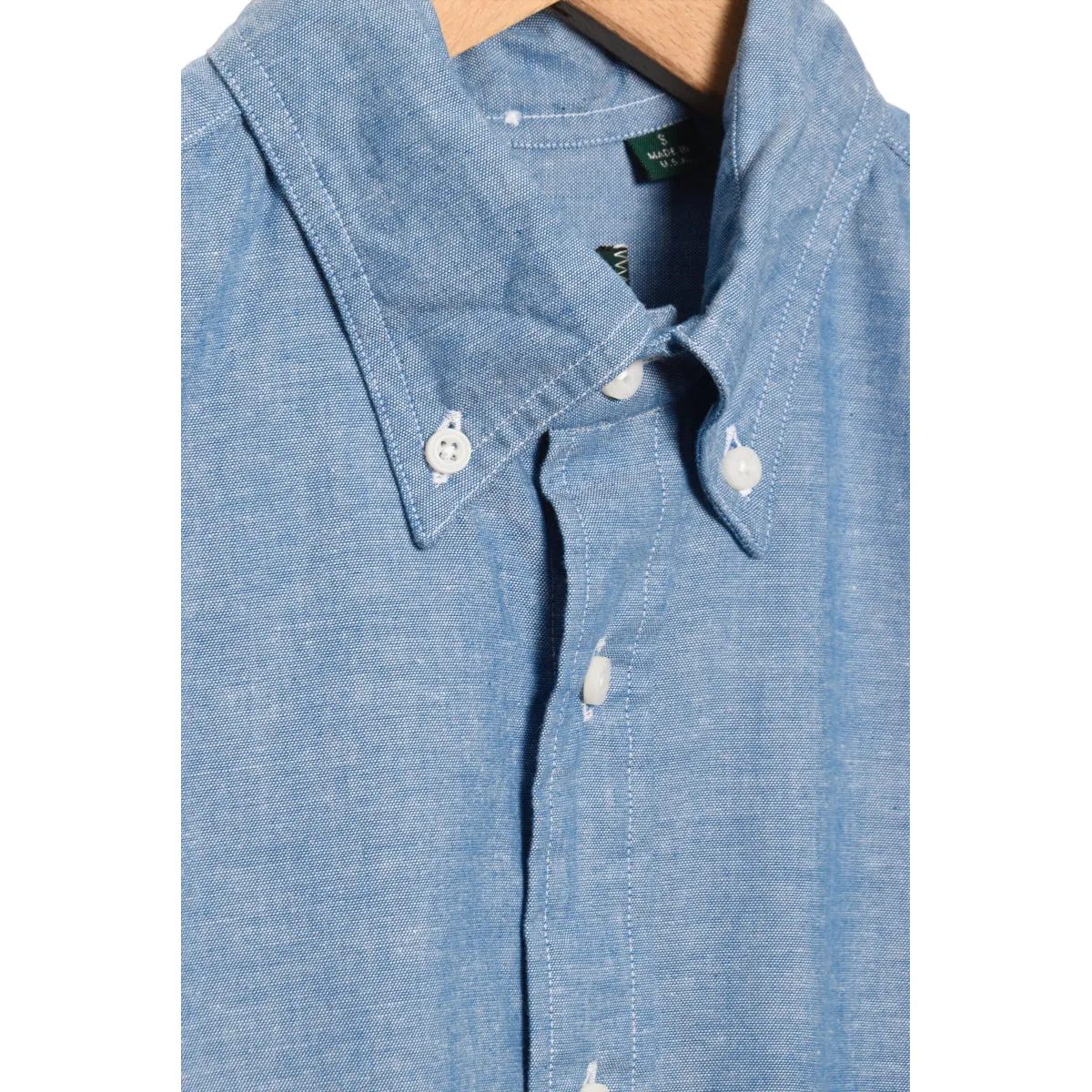 Gitman Brothers Vintage GV02 Buttondown blue chambray