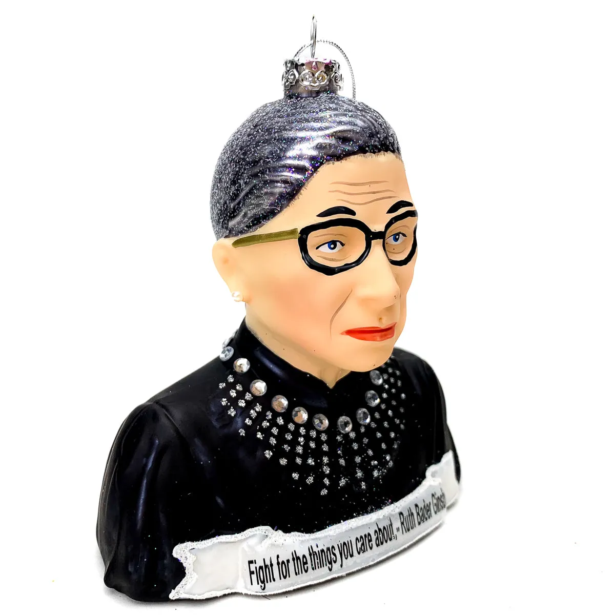 Honorable Ruth Bader Ginsburg Bust Ornament