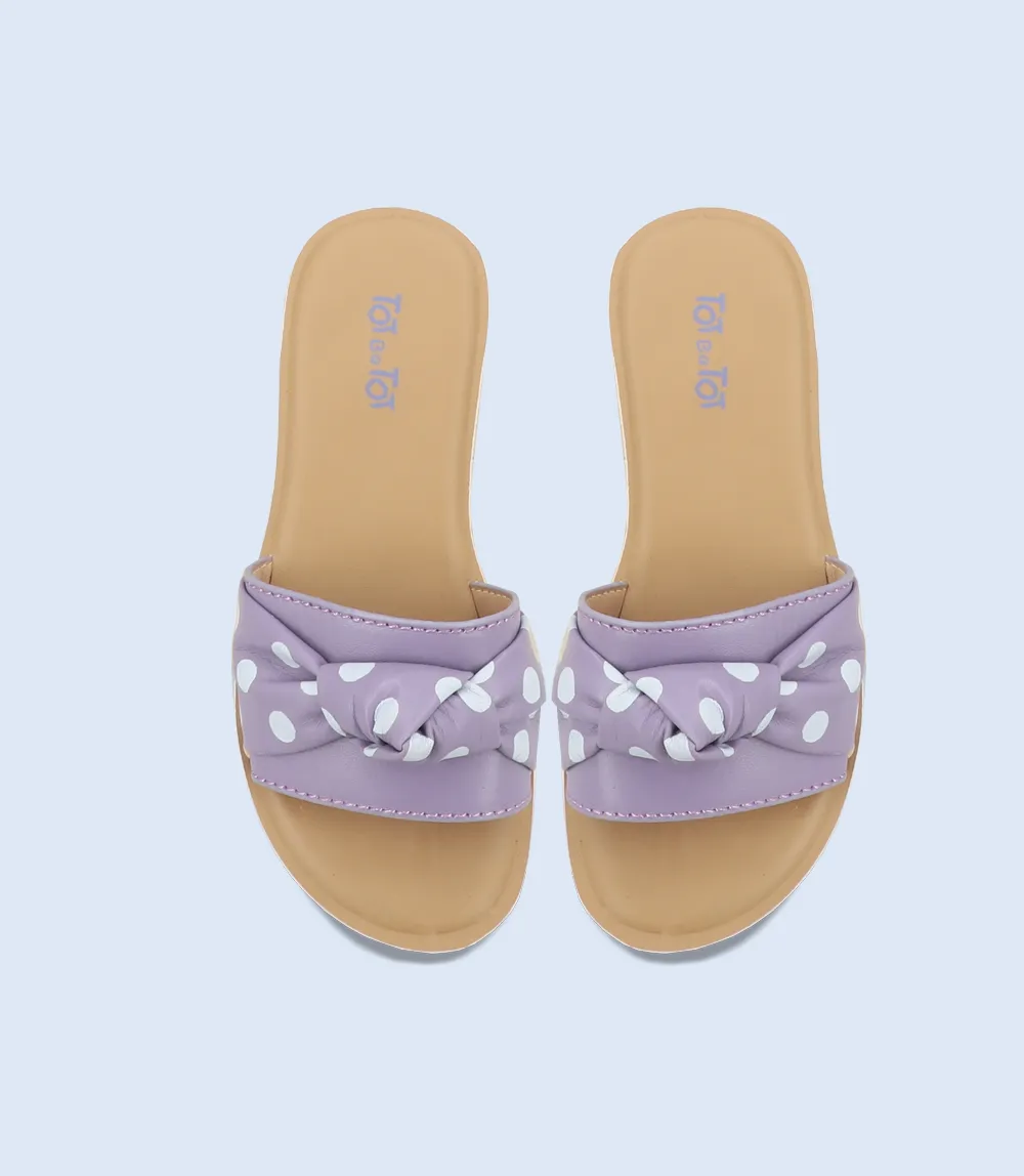 KG0133-PURPLE-Girl Slippers