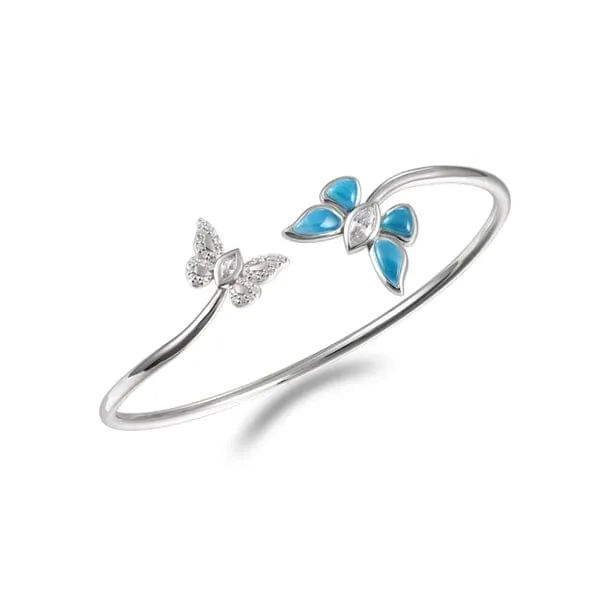 Larimar Pulelehua Bangle & Ring Set