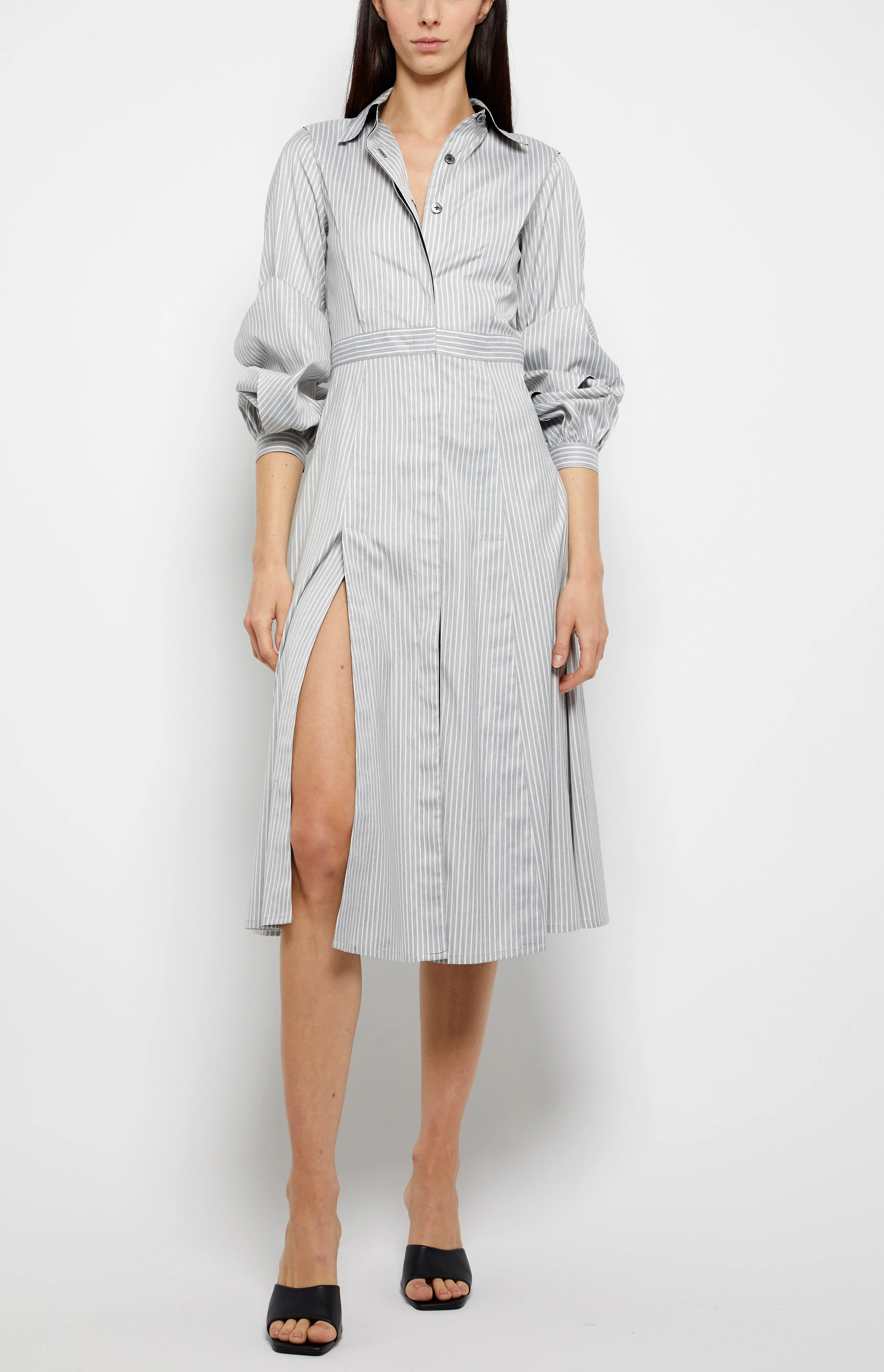 LONG SLEEVE SHIRTDRESS