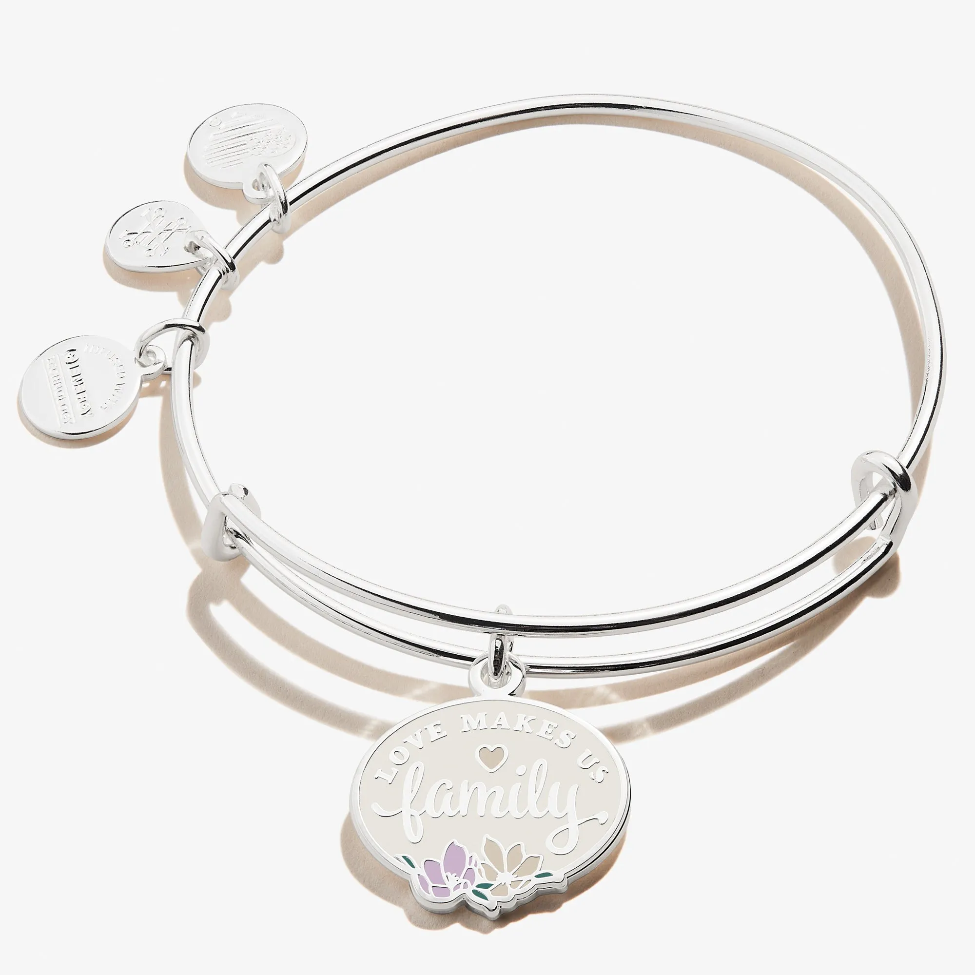 'Love Makes Us Family' Charm Bangle