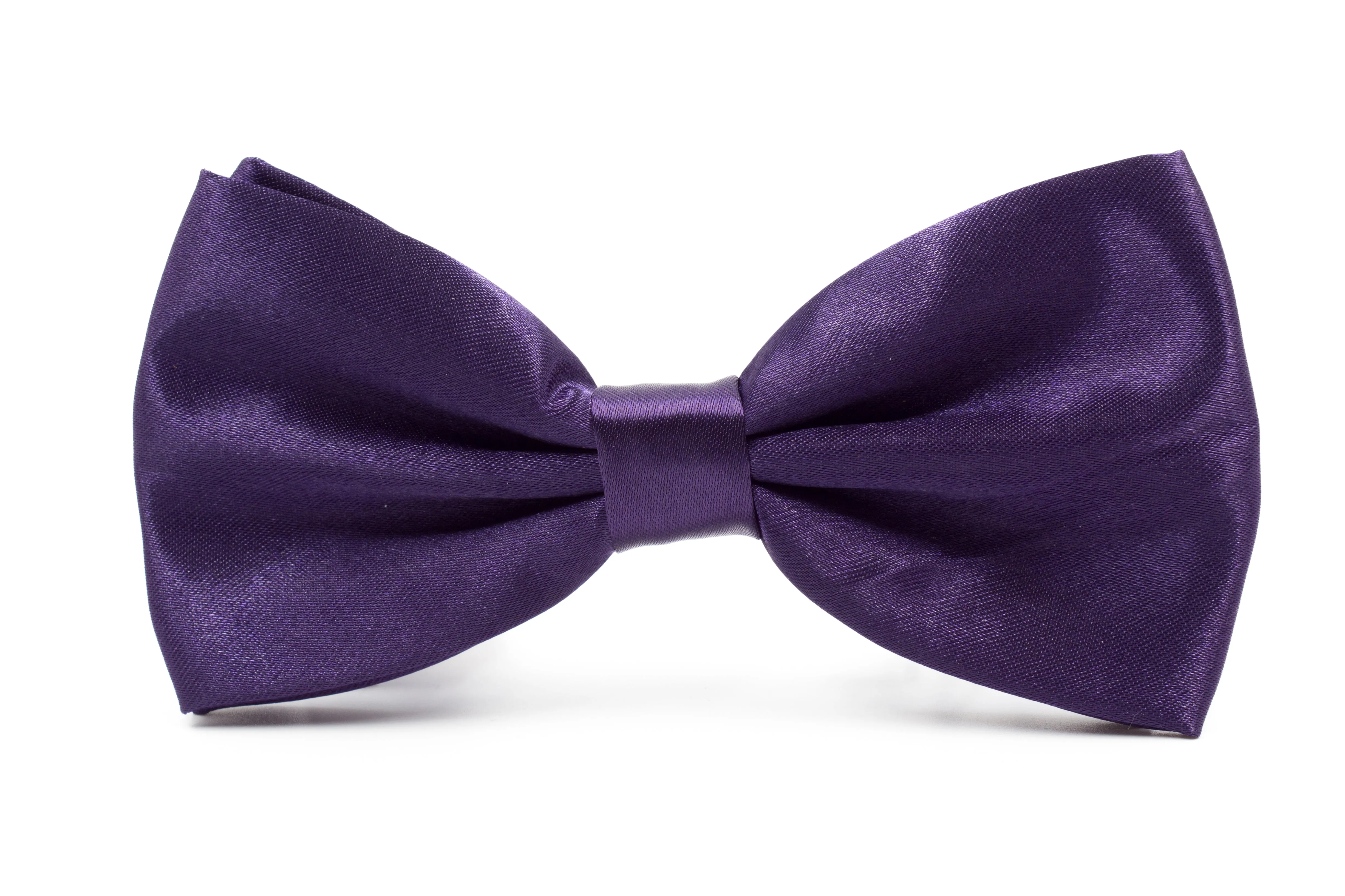 Mens Bow Tie - Eggplant