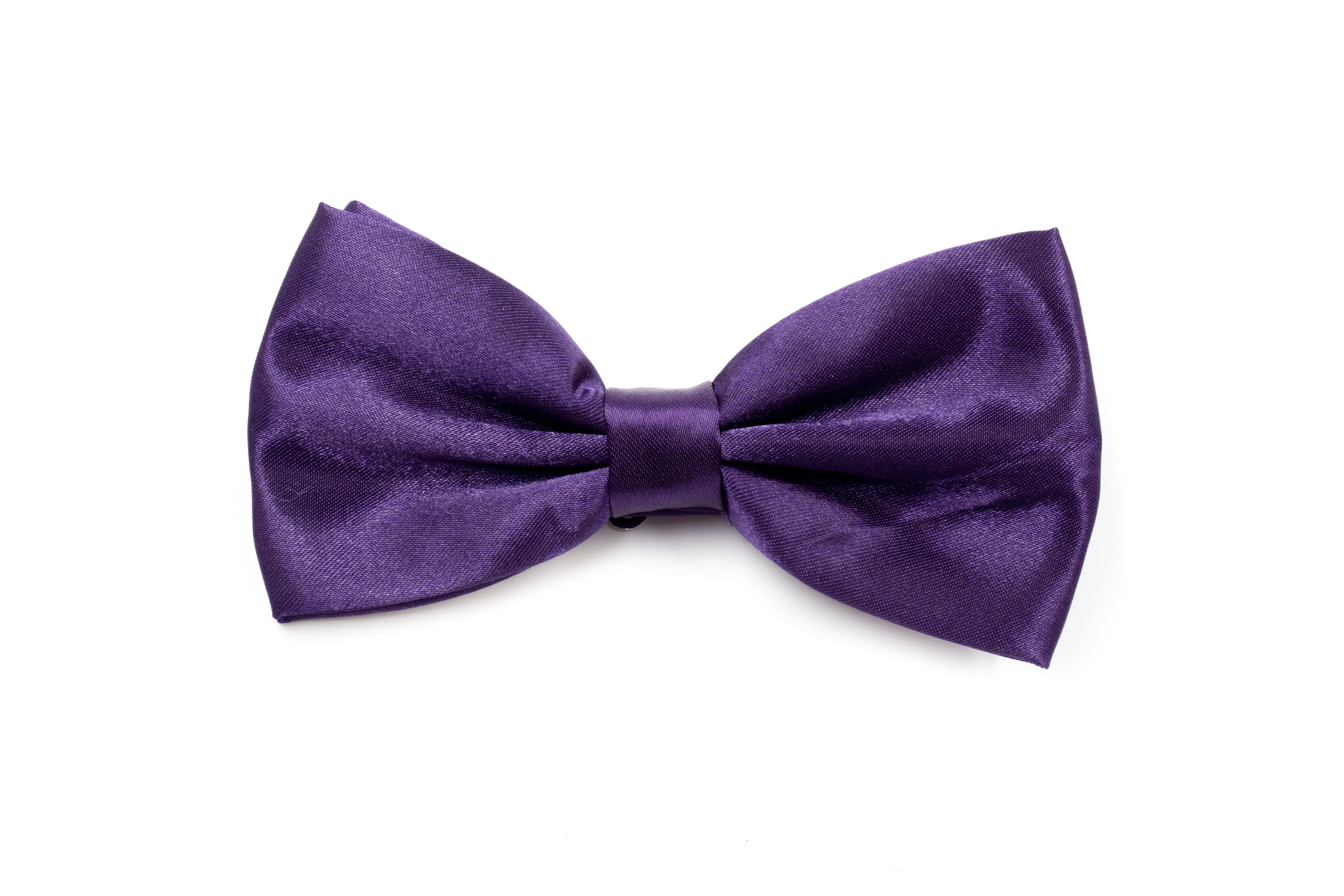 Mens Bow Tie - Eggplant