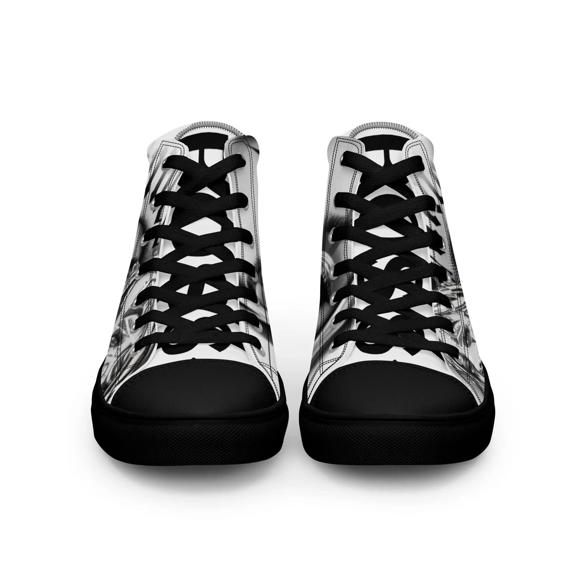 Men’s high top canvas shoes