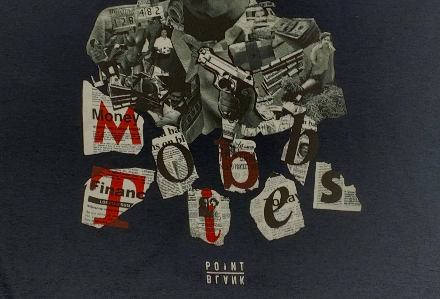 Men's Mob Ties T-Shirt In Navy