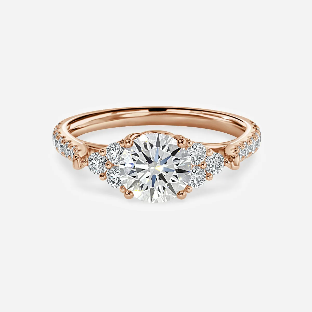 Mithrial Trilogy Engagement Ring [Setting Only] - EC111