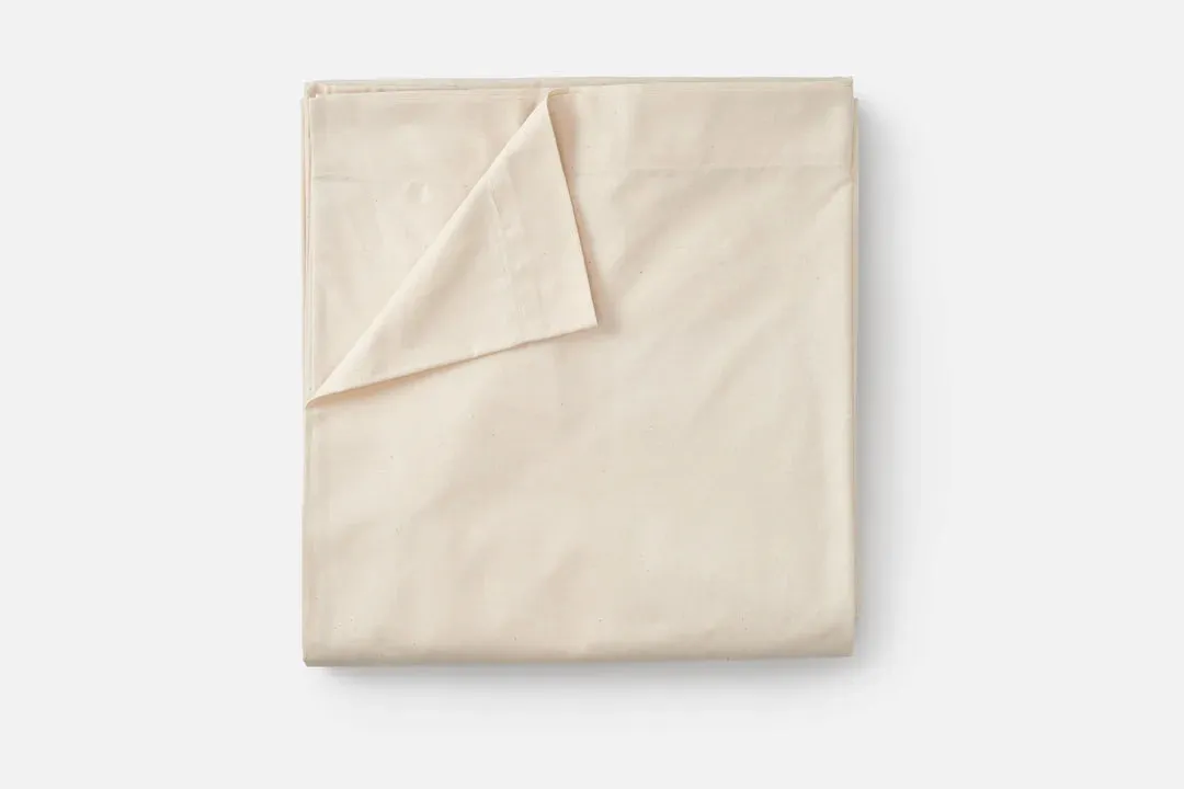 NEW! Classic Organic Cotton Single Flat Sheet by American Blossom Linens Made in USA