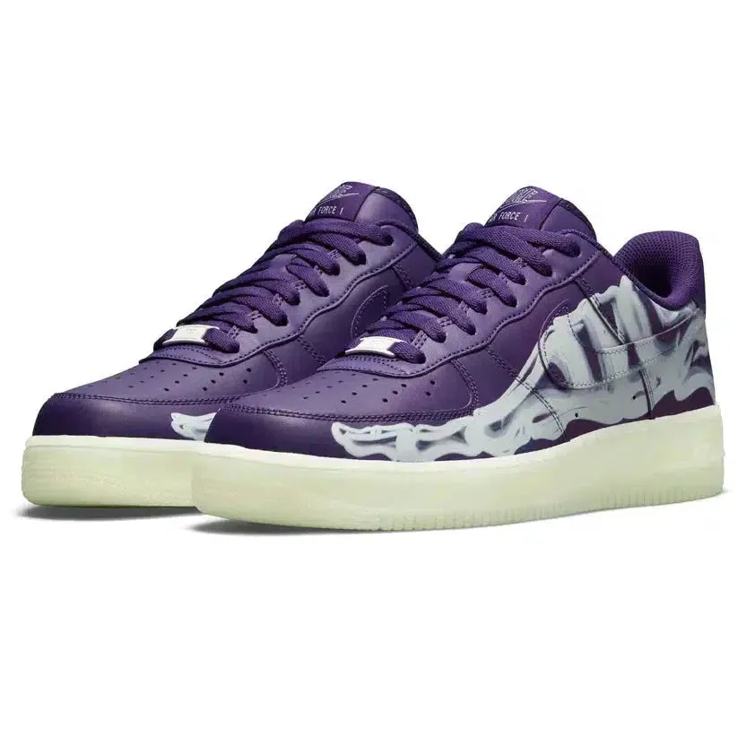 Nike Air Force 1 Low '07 QS Purple Skeleton Halloween (2021)