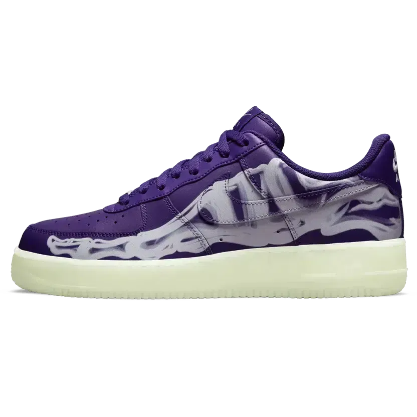 Nike Air Force 1 Low '07 QS Purple Skeleton Halloween (2021)