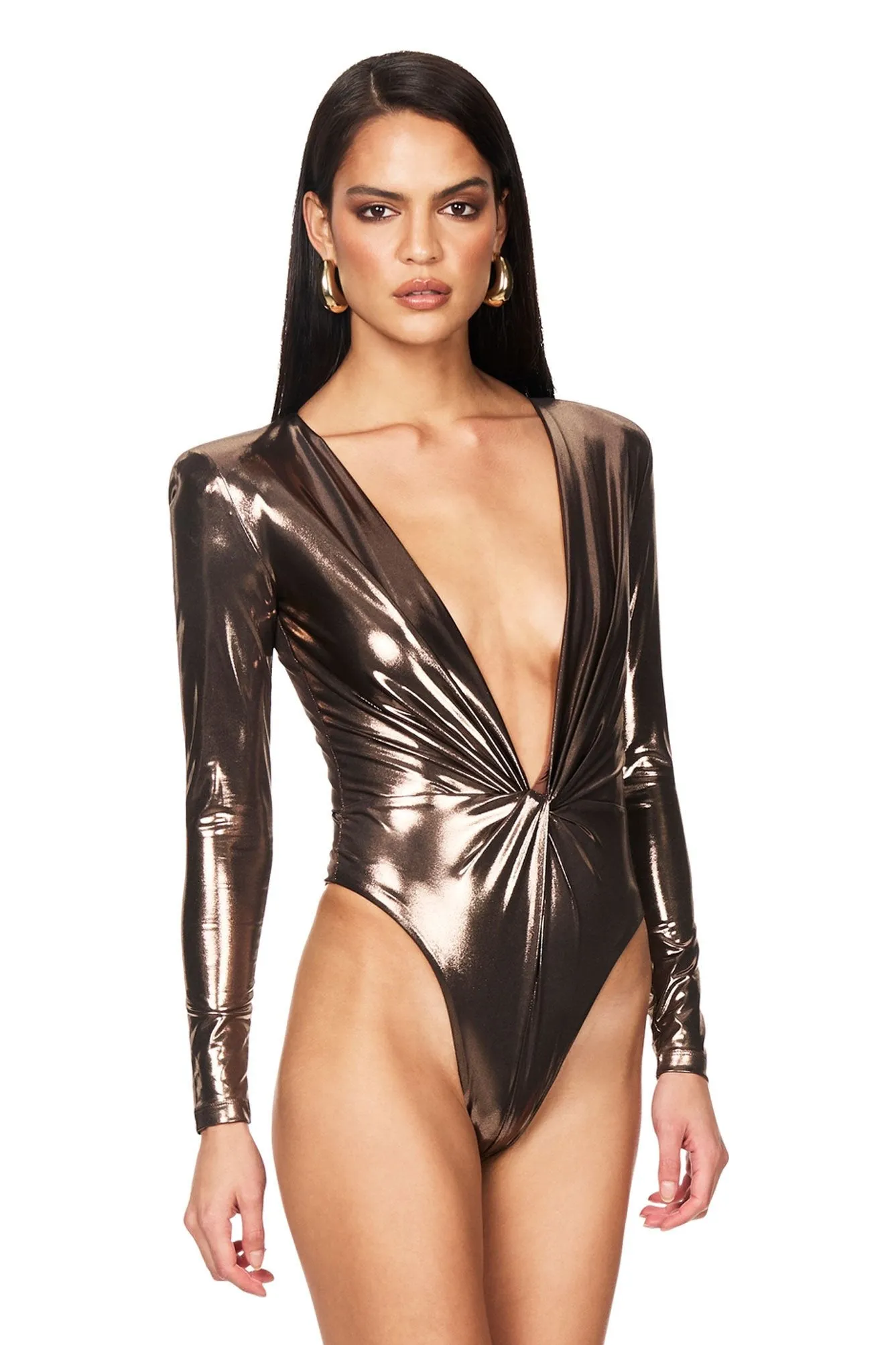 Nookie Chroma Bodysuit - Rose Gold