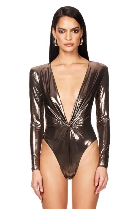 Nookie Chroma Bodysuit - Rose Gold