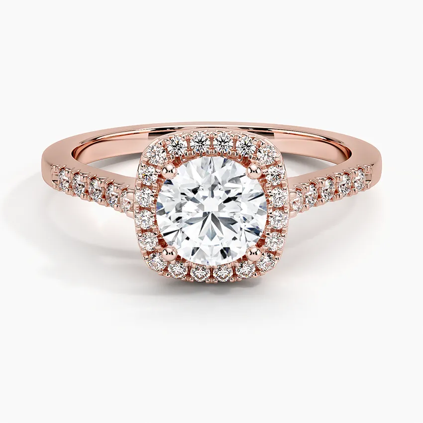 Odessa Halo Diamond Engagement Ring [Setting Only] - EC103