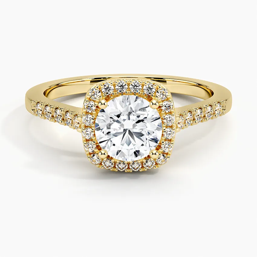 Odessa Halo Diamond Engagement Ring [Setting Only] - EC103