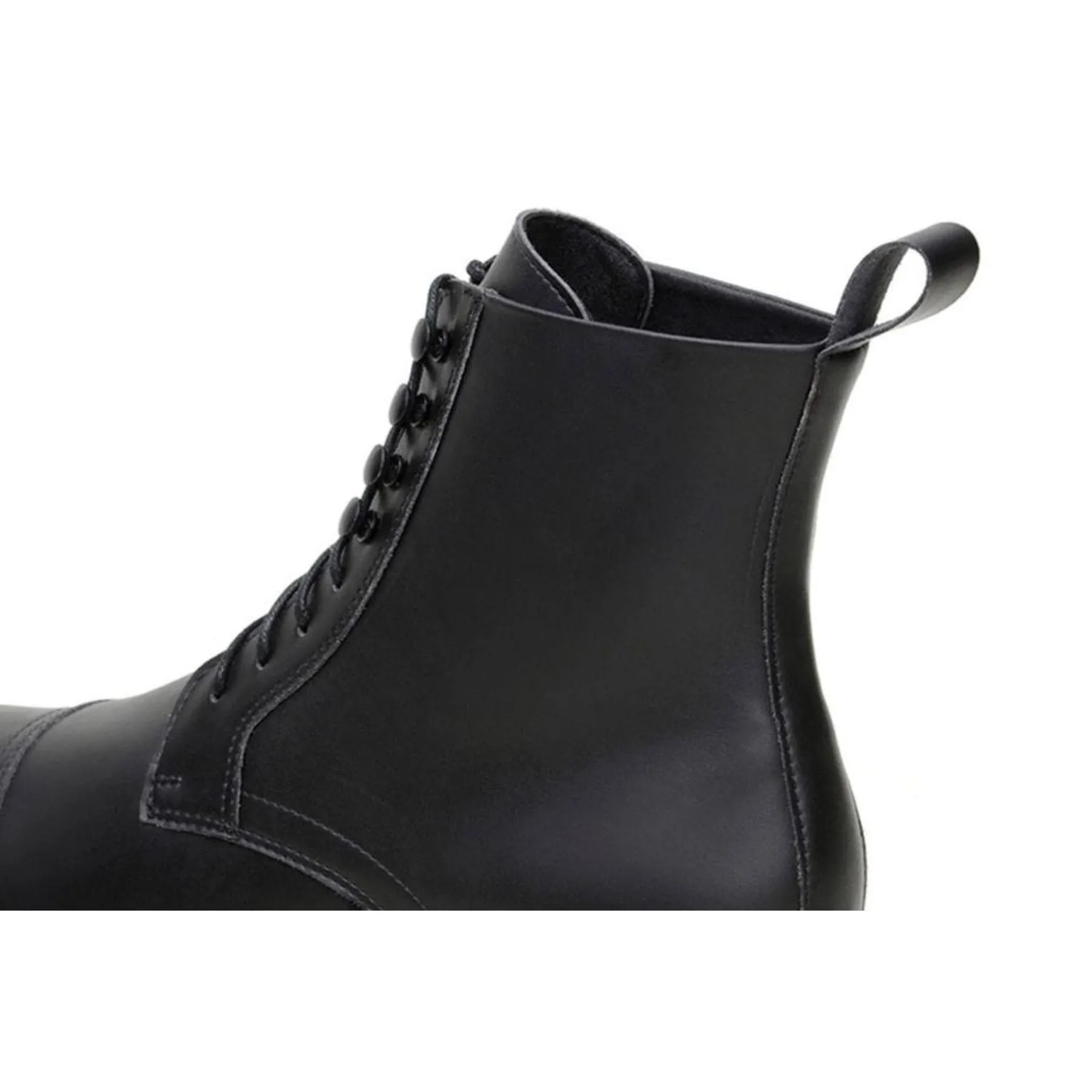 'Oliver' Vegan Lace-Up Boot by Ahimsa - Black