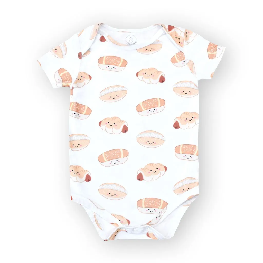 Organic Cotton Bodysuit - Bakery Buns