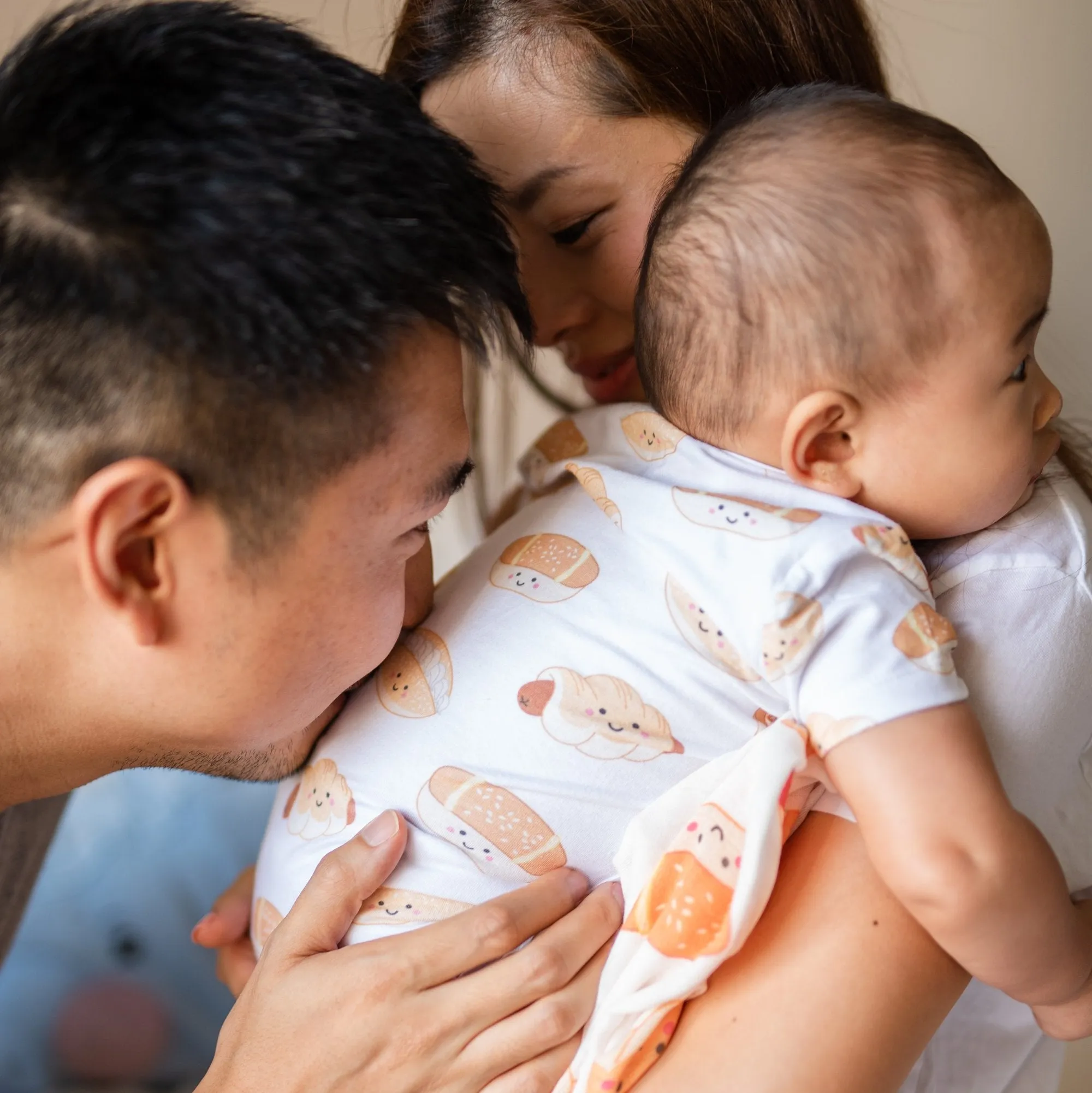 Organic Cotton Bodysuit - Bakery Buns