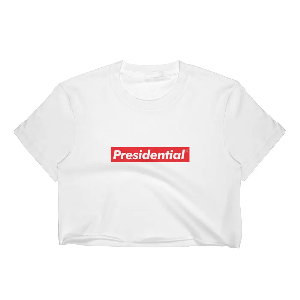 Presidential Red Box Women's Crop Top