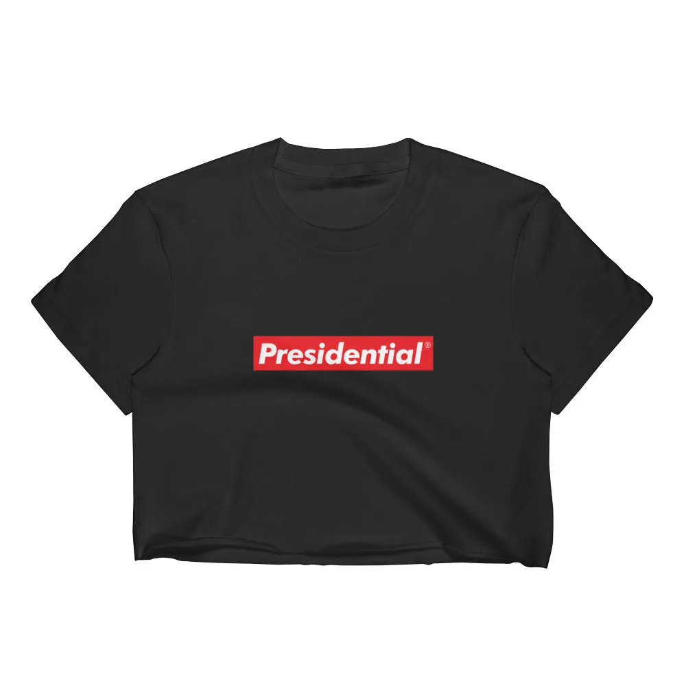 Presidential Red Box Women's Crop Top