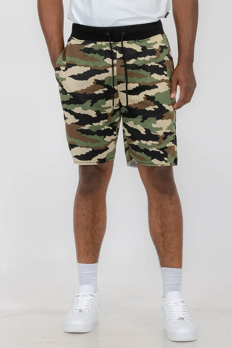 Raw Cut Cotton Shorts