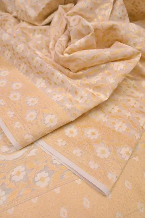 Rich Cream Color Chanderi Saree