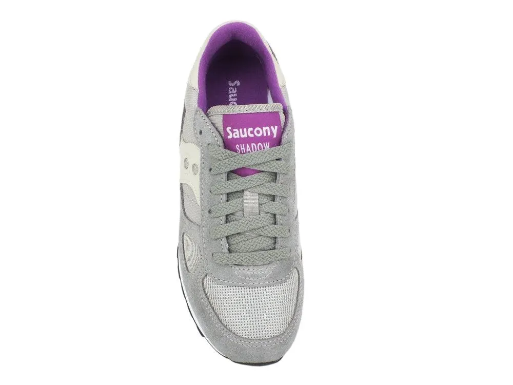 SAUCONY Shadow Original Light Grey Purple 1108-618