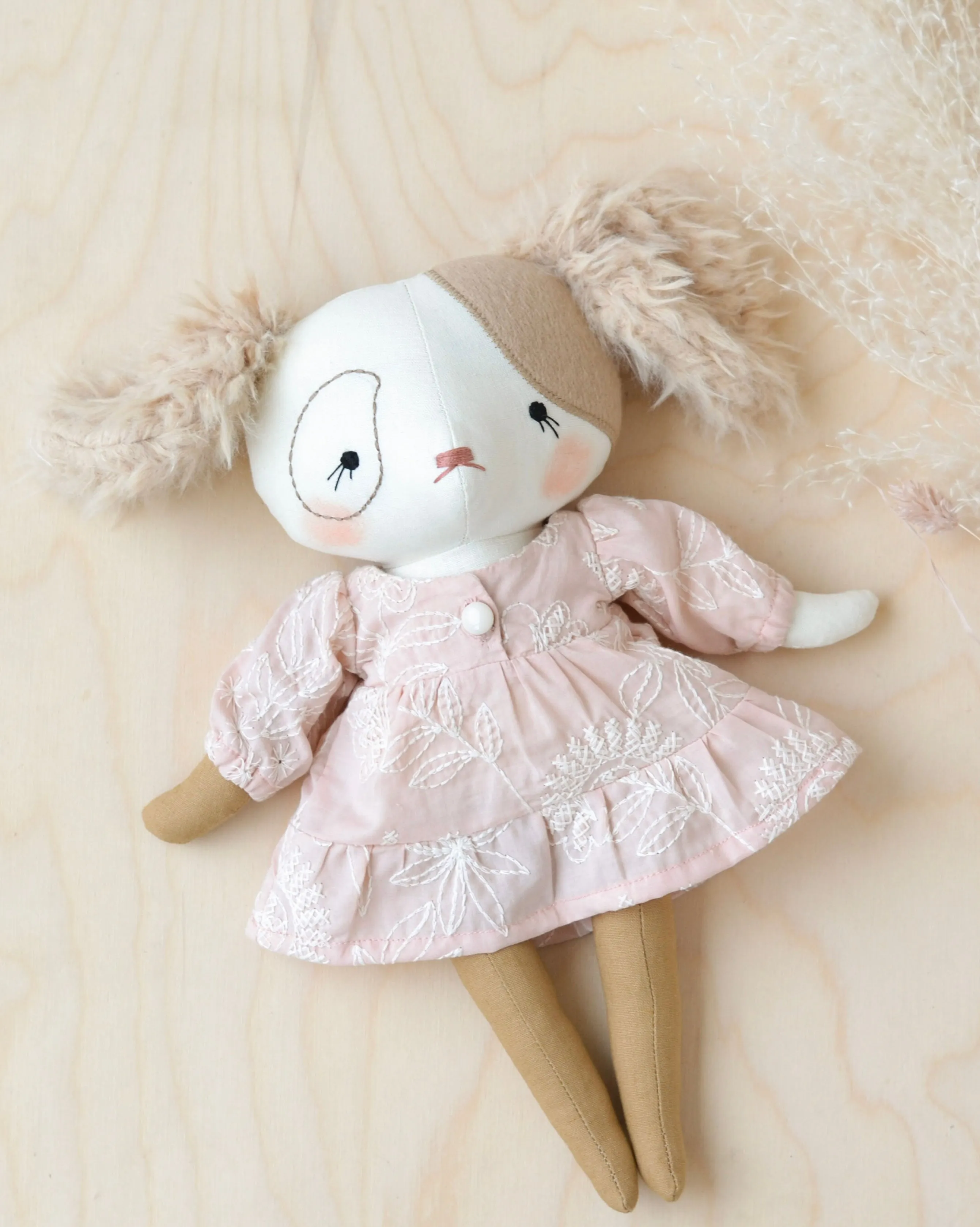 Sewing Pattern - Dog doll   2 outfits