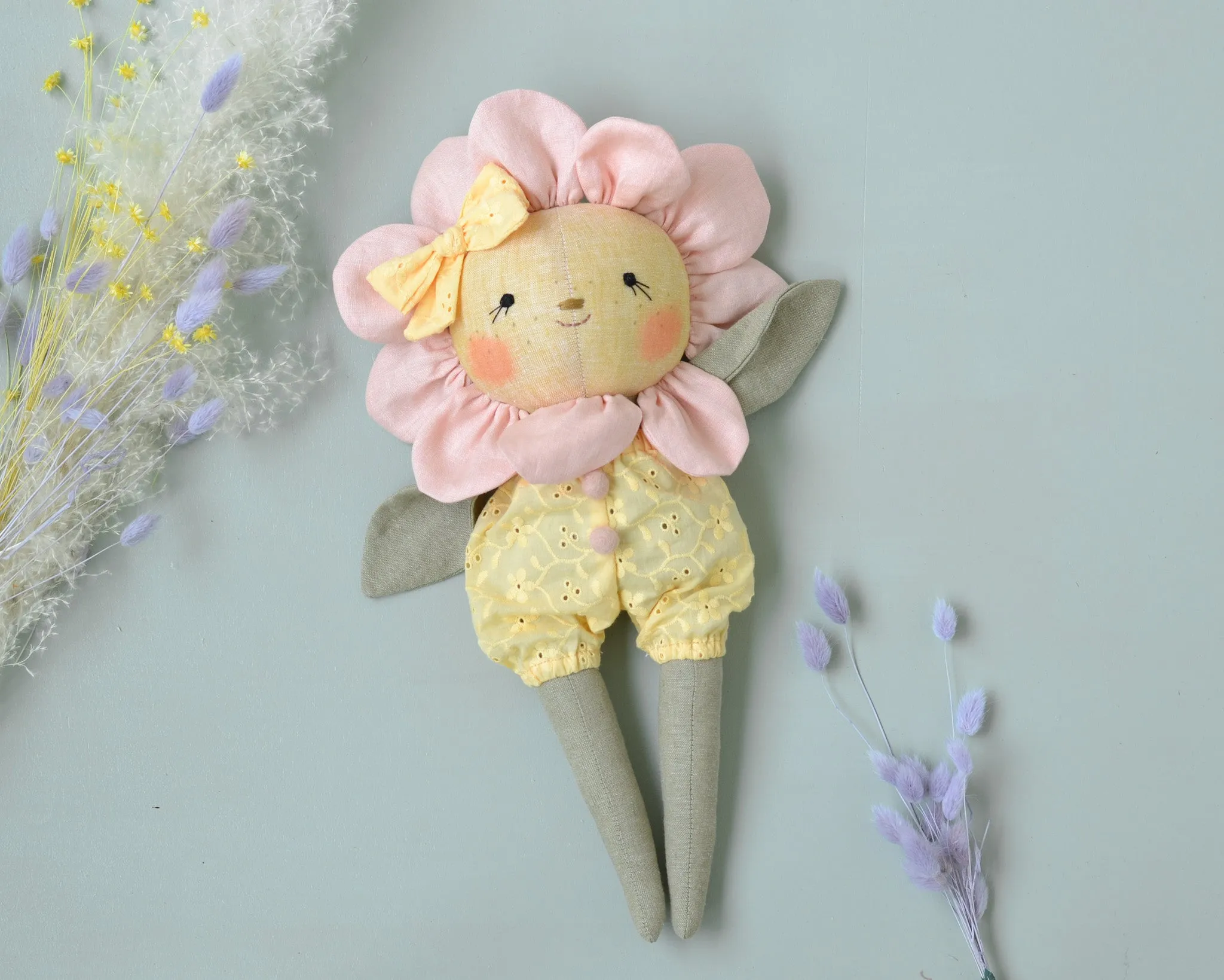 Sewing Pattern - Flower doll