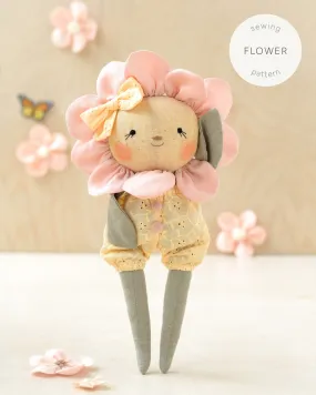 Sewing Pattern - Flower doll